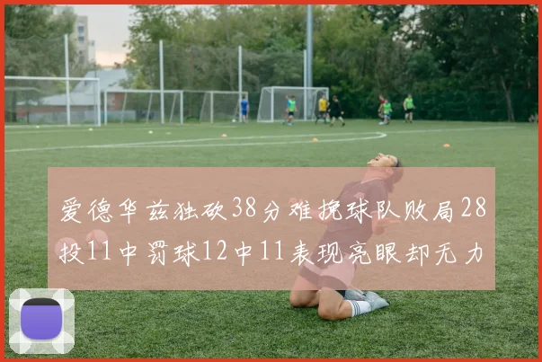 爱德华兹独砍38分难挽球队败局28投11中罚球12中11表现亮眼却无力回天
